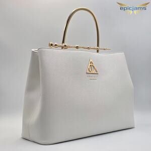 Loungefly Harry Potter Deathly Hallows Elder Wand White Crossbody Handbag New